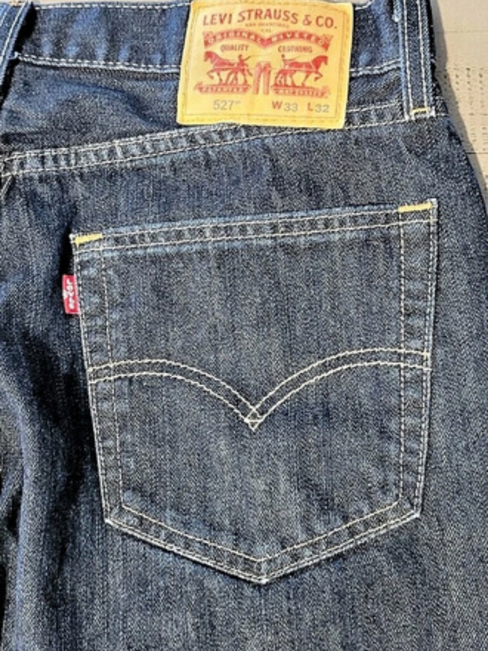 Levi's 527 Straight Leg Jeans Waist 33